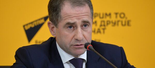 Пресс-конференция посла России Михаила Бабича в мультимедийном пресс-центре Sputnik Беларусь (18 марта 2019). Минск - Sputnik Армения