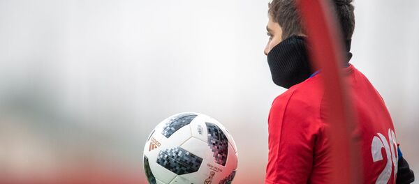 Мальчик-помощник у скамьи запасных наблюдает за футбольным матчем 15-го тура Высшей лиги чемпионата Армении между командами Арарат-Армения и Урарту (1 декабря 2019). Еревaн - Sputnik Արմենիա