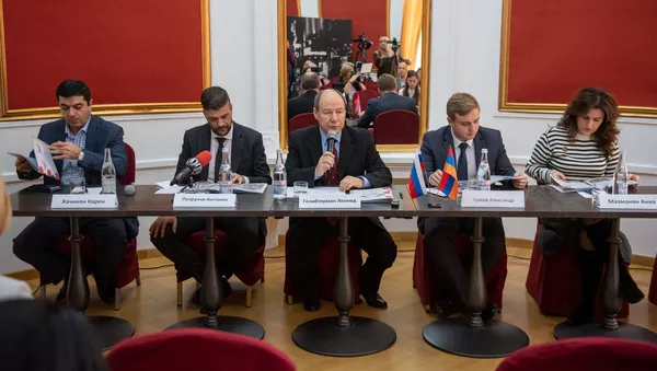 Пресс-конференция Российской гастрономической недели (2 декабря 2019). Еревaн - Sputnik Армения