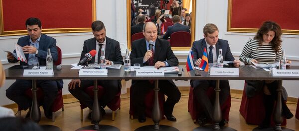 Пресс-конференция Российской гастрономической недели (2 декабря 2019). Еревaн - Sputnik Արմենիա