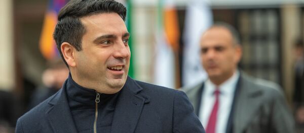 Ален Симонян на церемонии открытия алмазообрабатывающей компании ADM (2 декабря 2019). Абовян Ален Симонян на церемонии открытия алмазообрабатывающей компании ADM (2 декабря 2019). Абовян - Sputnik Արմենիա