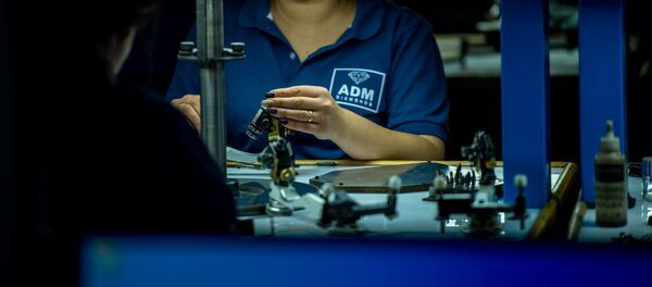 Церемония открытия алмазообрабатывающей компании ADM Церемония открытия алмазообрабатывающей компании ADM - Sputnik Армения