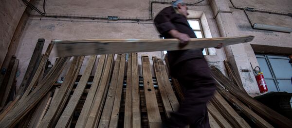 Производство бочек для коньяка Производство бочек для коньяка - Sputnik Արմենիա