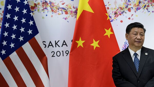 Председатель КНР Си Цзиньпин в ожидании встречи с президентом США Дональдом Трампом на полях саммита G20 (29 июня 2019). Осака - Sputnik Արմենիա