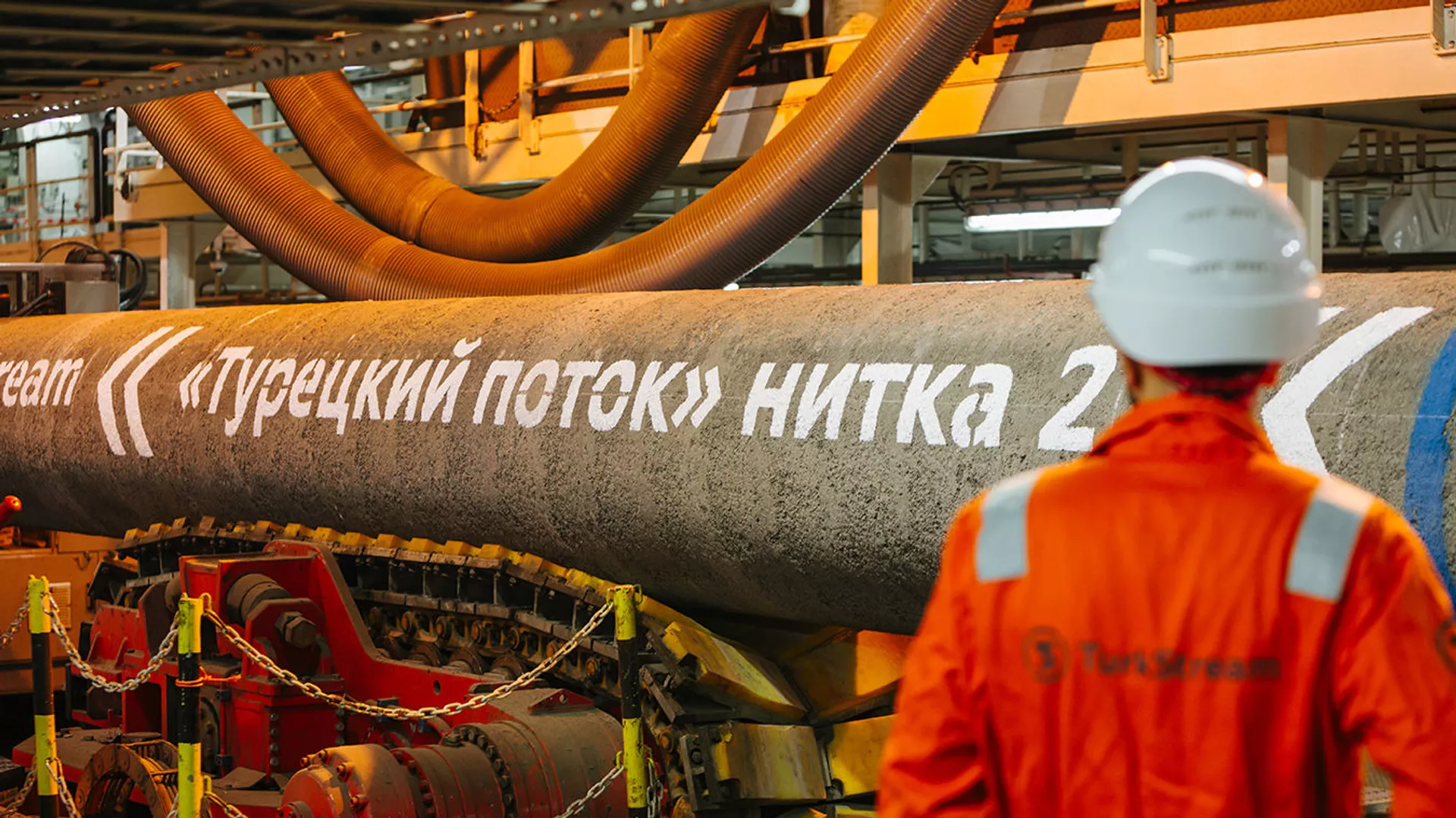 Прокладка трубопровода Турецкий поток