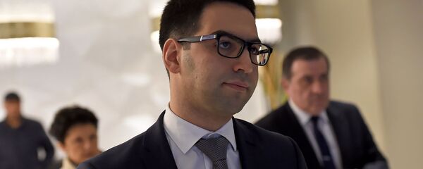 Министр юстиции Армении Рустам Бадасян после третйего форума армяно-грузинского юридического сотрудничества (9 декабря 2019). Еревaн - Sputnik Արմենիա