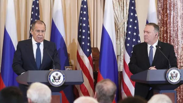 Встреча главы МИД РФ С. Лаврова и госсекретаря США М. Помпео  - Sputnik Армения