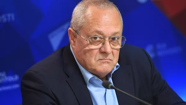 Старший преподаватель Школы востоковедения НИУ ВШЭ Андрей Чупрыгин во время пресс-конференции (2 сентября 2019). Москвa - Sputnik Армения