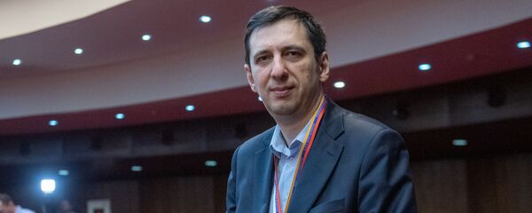 Андрей Арешев на заседании армяно-российского Лазаревского клуба (13 декабря 2019). Еревaн - Sputnik Армения