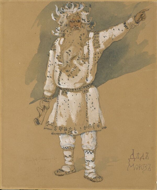 Сказочный персонаж у славянский народов - Дед Мороз, В. М. Васнецов, 1885 - Sputnik Армения