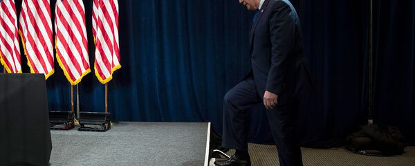 Президент США Дональд Трамп перед выступлением в Джорджийском Всемирном Конгресс-центре (8 ноября 2019). Атланта Президент США Дональд Трамп перед выступлением в Джорджийском Всемирном Конгресс-центре (8 ноября 2019). Атланта - Sputnik Արմենիա