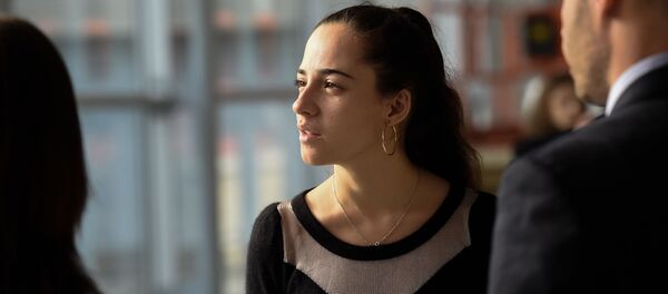 Глава Комитета гражданской авиации Татевик Ревазян перед началом пресс-конференции (16 декабря 2019). Еревaн - Sputnik Արմենիա