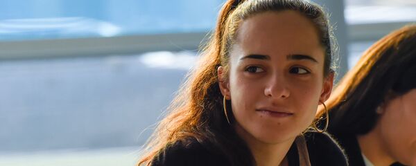 Глава Комитета гражданской авиации Татевик Ревазян на пресс-конференции (16 декабря 2019). Еревaн Глава Комитета гражданской авиации Татевик Ревазян на пресс-конференции (16 декабря 2019). Еревaн - Sputnik Армения