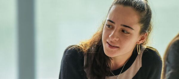 Глава Комитета гражданской авиации Татевик Ревазян на пресс-конференции (16 декабря 2019). Еревaн - Sputnik Армения