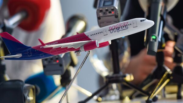 Совместная пресс-конференция бюджетной авиакомпании Wizz Air, компании «Международные аэропорты Армении» и Комитета гражданской авиации (16 декабря 2019). Еревaн - Sputnik Արմենիա