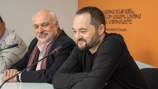 Пресс-конференция в преддверии концерта памяти Петроса Айказяна (18 декабря 2019). Еревaн - Sputnik Արմենիա
