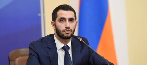 Рубен Рубинян совместного заседания Постоянной комиссии по внешним связям НС Армении (18 декабря 2019). Еревaн - Sputnik Արմենիա