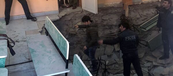 Обрушение в здании военкомата (19 декабря 2019). Еревaн Обрушение в здании военкомата (19 декабря 2019). Еревaн - Sputnik Արմենիա