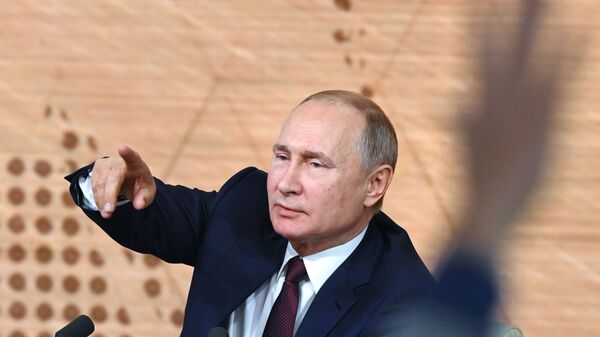 Ежегодная большая пресс-конференция президента РФ В. Путина - Sputnik Արմենիա