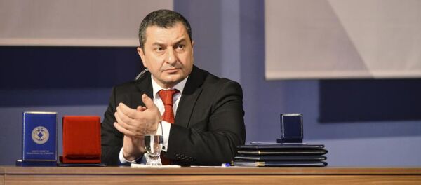 Артур Гоюнян во время торжественного заседания 100-летия уголовно-исполнительной службы (21 октября 2019). Еревaн Артур Гоюнян во время торжественного заседания 100-летия уголовно-исполнительной службы (21 октября 2019). Еревaн - Sputnik Արմենիա