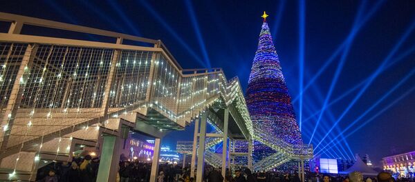 Торжественная церемония зажжения огней на главной елке страны (21 декабря 2019). Еревaн Торжественная церемония зажжения огней на главной елке страны (21 декабря 2019). Еревaн - Sputnik Արմենիա