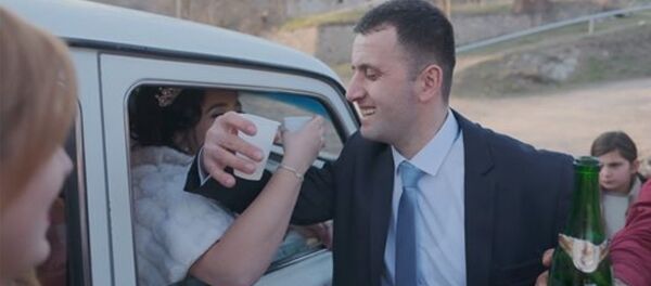 Հարսանիք Տավուշի մարզի սահմանամերձ Ներքին Կարմիրաղբյուր գյուղում - Sputnik Արմենիա