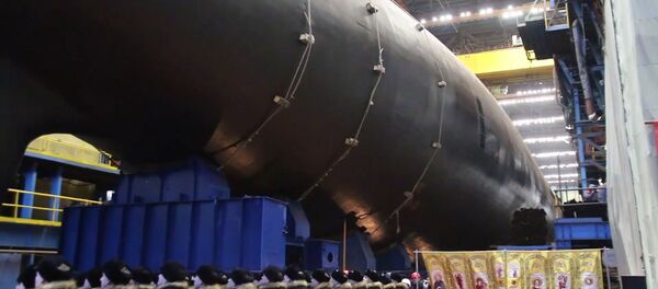 В России показали новейшую атомную подлодку серии “Ясень-М” В России показали новейшую атомную подлодку серии “Ясень-М” - Sputnik Армения