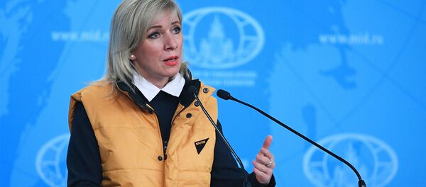 Официальный представитель МИД России Мария Захарова на еженедельном брифинге (26 декабря 2019). Москвa - Sputnik Армения