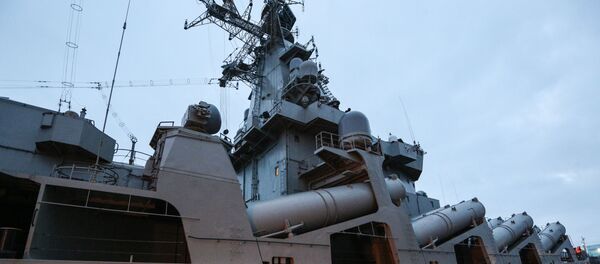 Тяжелый атомный ракетный крейсер Петр Великий Тяжелый атомный ракетный крейсер Петр Великий - Sputnik Армения