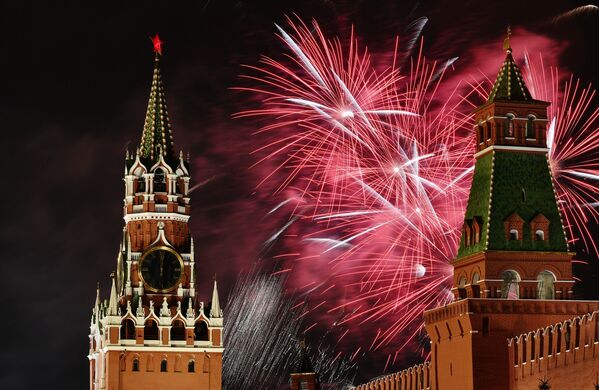 Празднование Нового года в Москве - Sputnik Армения
