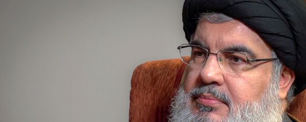 Хасан Насралла во время беседы с чиновниками из канцелярии Верховного лидера Ирана Али Хаменеи (23 сентября 2019). Хасан Насралла во время беседы с чиновниками из канцелярии Верховного лидера Ирана Али Хаменеи (23 сентября 2019). - Sputnik Արմենիա