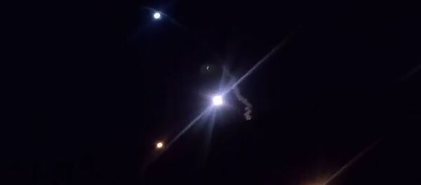 Скрин из иранского видео, снятой 8 января 2020 года, демонстрирует запущенные ракеты из Ирана против американской военной базы в Эйн-аль-Асаде в Ираке. Скрин из иранского видео, снятой 8 января 2020 года, демонстрирует запущенные ракеты из Ирана против американской военной базы в Эйн-аль-Асаде в Ираке. - Sputnik Армения