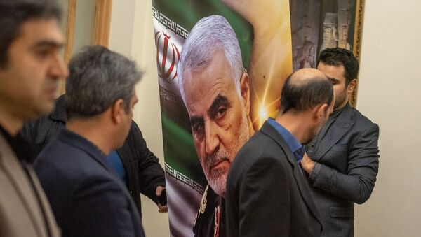 В Посольстве Ирана в Армении открыта книга соболезнований в связи с убийством иранского генерала Касема Хосейни (8 января 2020). Еревaн - Sputnik Արմենիա