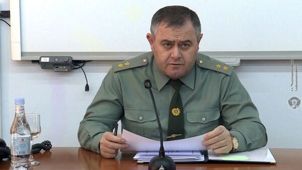 Начальник Генштаба ВС Армении, генерал-лейтенант Артак Давтян (9 января 2020). - Sputnik Армения