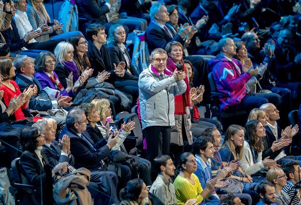 Церемония открытия III Зимних юношеских Олимпийских игр (9 января 2020). Лозанна - Sputnik Армения
