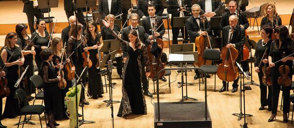 Сопрано Рузан Манташян во время концерта - Sputnik Армения