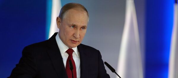 Ежегодное послание президента РФ В. Путина Федеральному Собранию (15 января 2020). Москва - Sputnik Армения