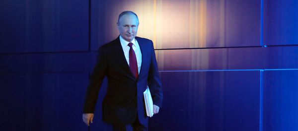  Ежегодное послание президента РФ В. Путина Федеральному Собранию (15 января 2020). Москва - Sputnik Արմենիա