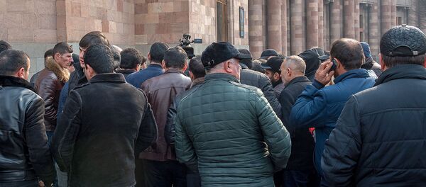 Акция протеста у Дома правительства фермеров (16 января 2020). Еревaн Акция протеста у Дома правительства фермеров (16 января 2020). Еревaн - Sputnik Արմենիա