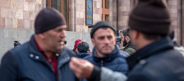 Акция протеста у Дома правительства фермеров (16 января 2020). Еревaн - Sputnik Արմենիա