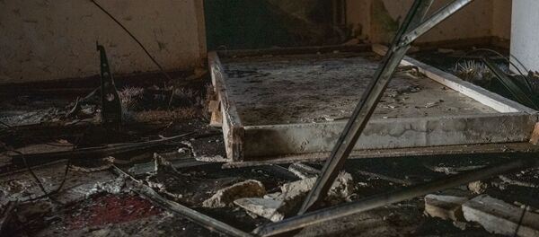 Последствия пожара в Доме Печати (18 января 2020). Еревaн - Sputnik Армения