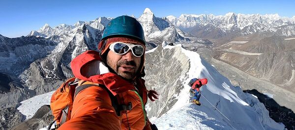 Геворг Гаспарян на Гималаях Геворг Гаспарян на Гималаях - Sputnik Արմենիա