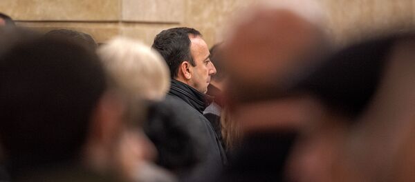 Глава Конституционного суда Грайр Товмасян на гражданской панихиде Георгия Кутояна (19 января 2020). Еревaн - Sputnik Արմենիա