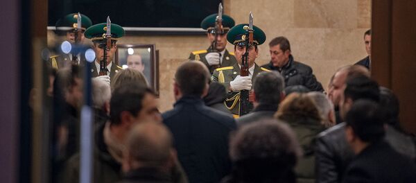 Гражданская панихида Георгия Кутояна (19 января 2020). Еревaн - Sputnik Արմենիա