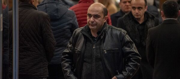 Эдмон Марукян на гражданской панихиде Георгия Кутояна (19 января 2020). Еревaн - Sputnik Армения