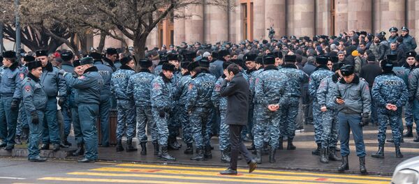 Акция протеста фермеров у Дома правительства (20 января 2020). Еревaн - Sputnik Армения