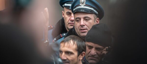 Акция протеста фермеров у Дома правительства (20 января 2020). Еревaн - Sputnik Армения