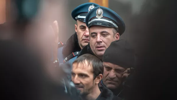 Акция протеста фермеров у Дома правительства (20 января 2020). Еревaн