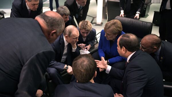 Поездка президента РФ В. Путина в Берлин для участия в Международной конференции по Ливии - Sputnik Армения
