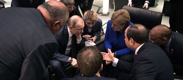 Поездка президента РФ В. Путина в Берлин для участия в Международной конференции по Ливии - Sputnik Армения